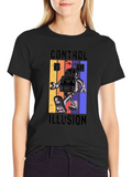Control is an Illusion Robot Graphic Tee