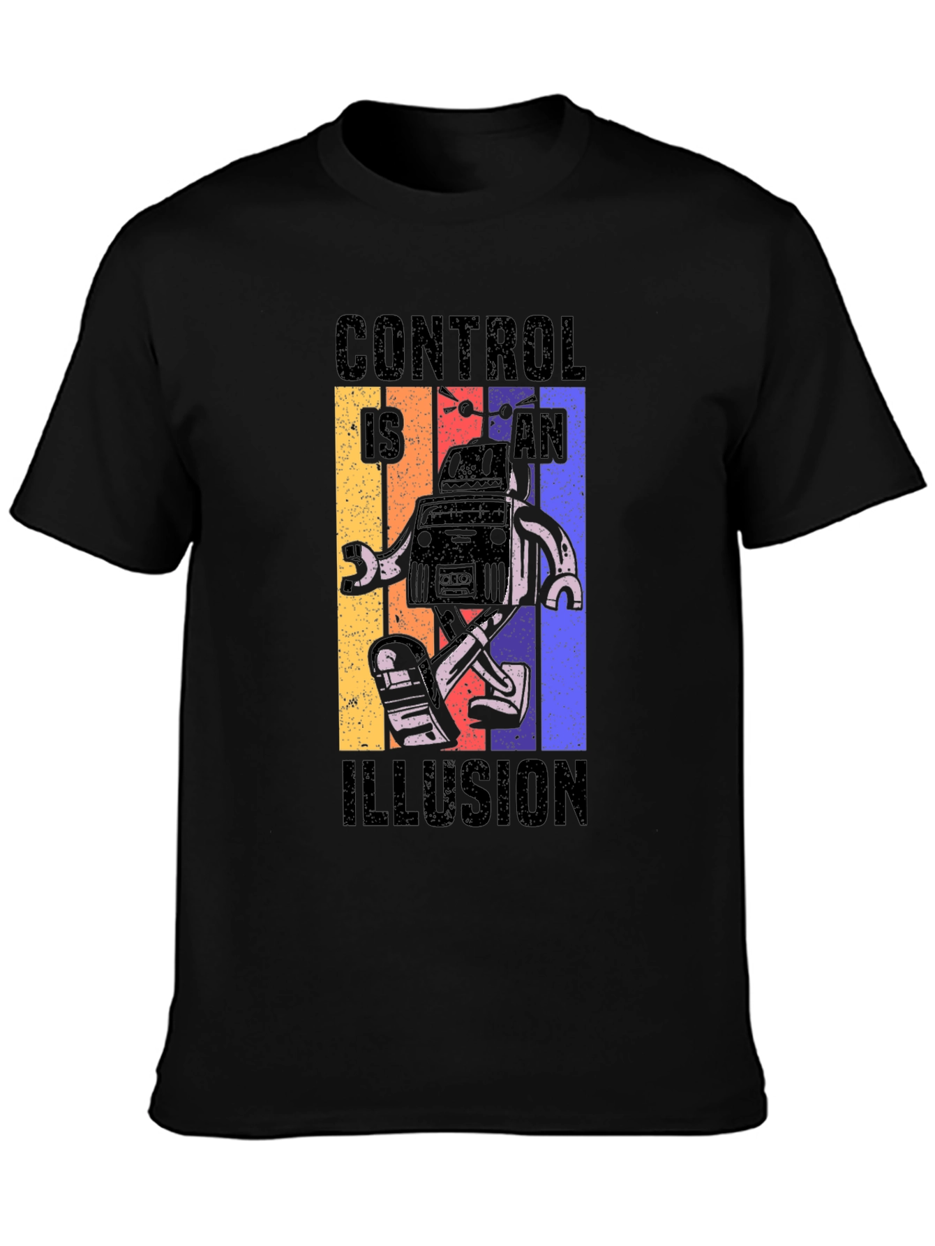 Control is an Illusion Robot Graphic Tee