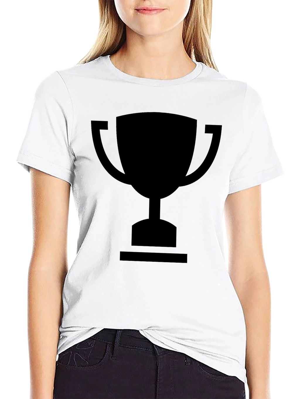 Trophy Graphic T-Shirt - Black Cotton Tee