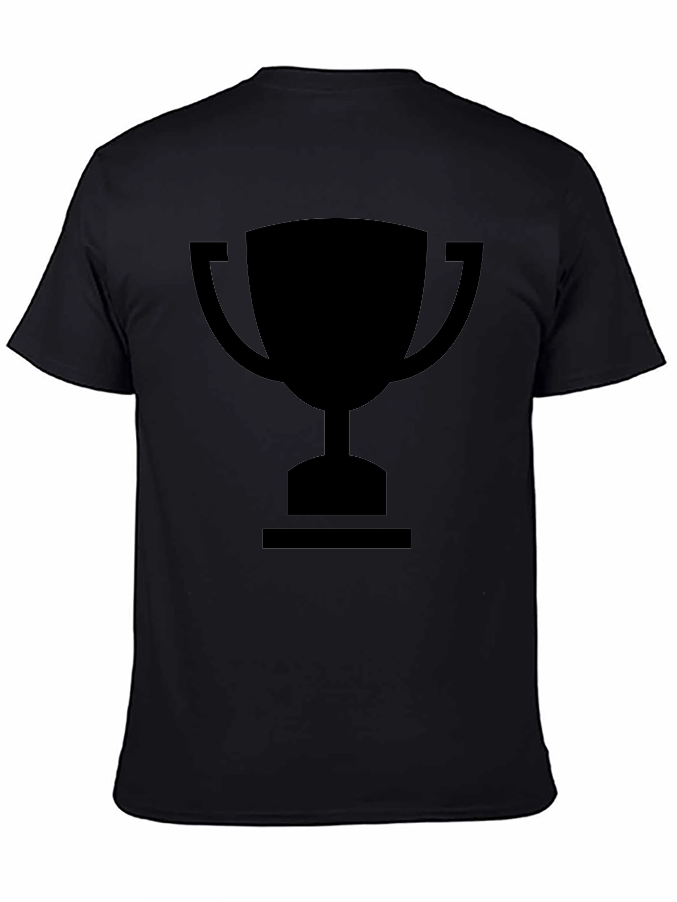 Trophy Graphic T-Shirt - Black Cotton Tee