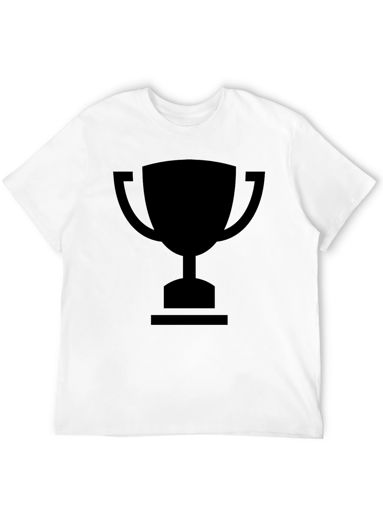 Trophy Graphic T-Shirt - Black Cotton Tee