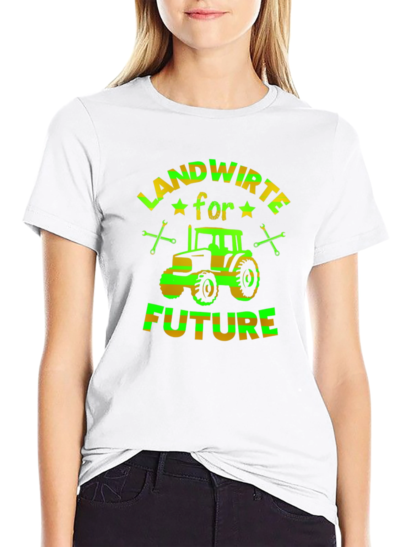Landwirte for Future Tractor Graphic T-Shirt