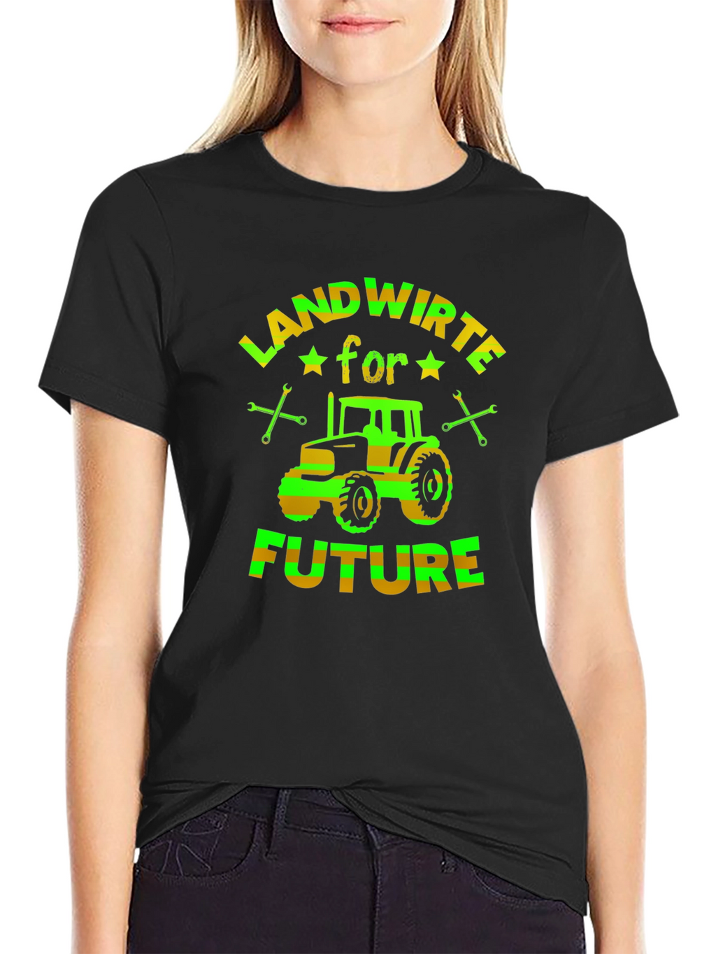 Landwirte for Future Tractor Graphic T-Shirt