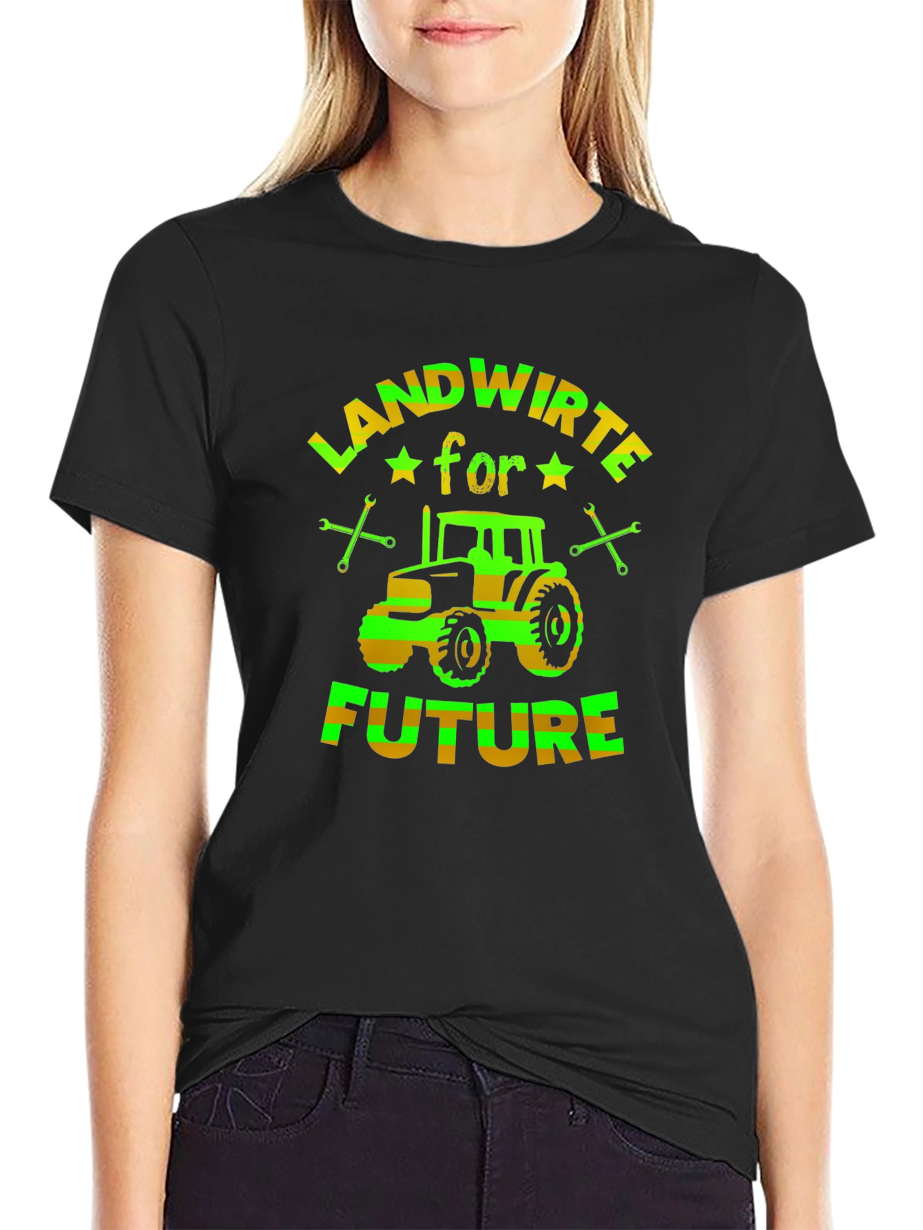Landwirte for Future Tractor Graphic T-Shirt