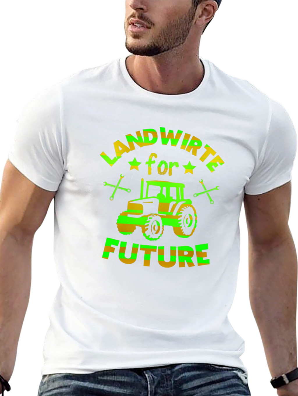 Landwirte for Future Tractor Graphic T-Shirt