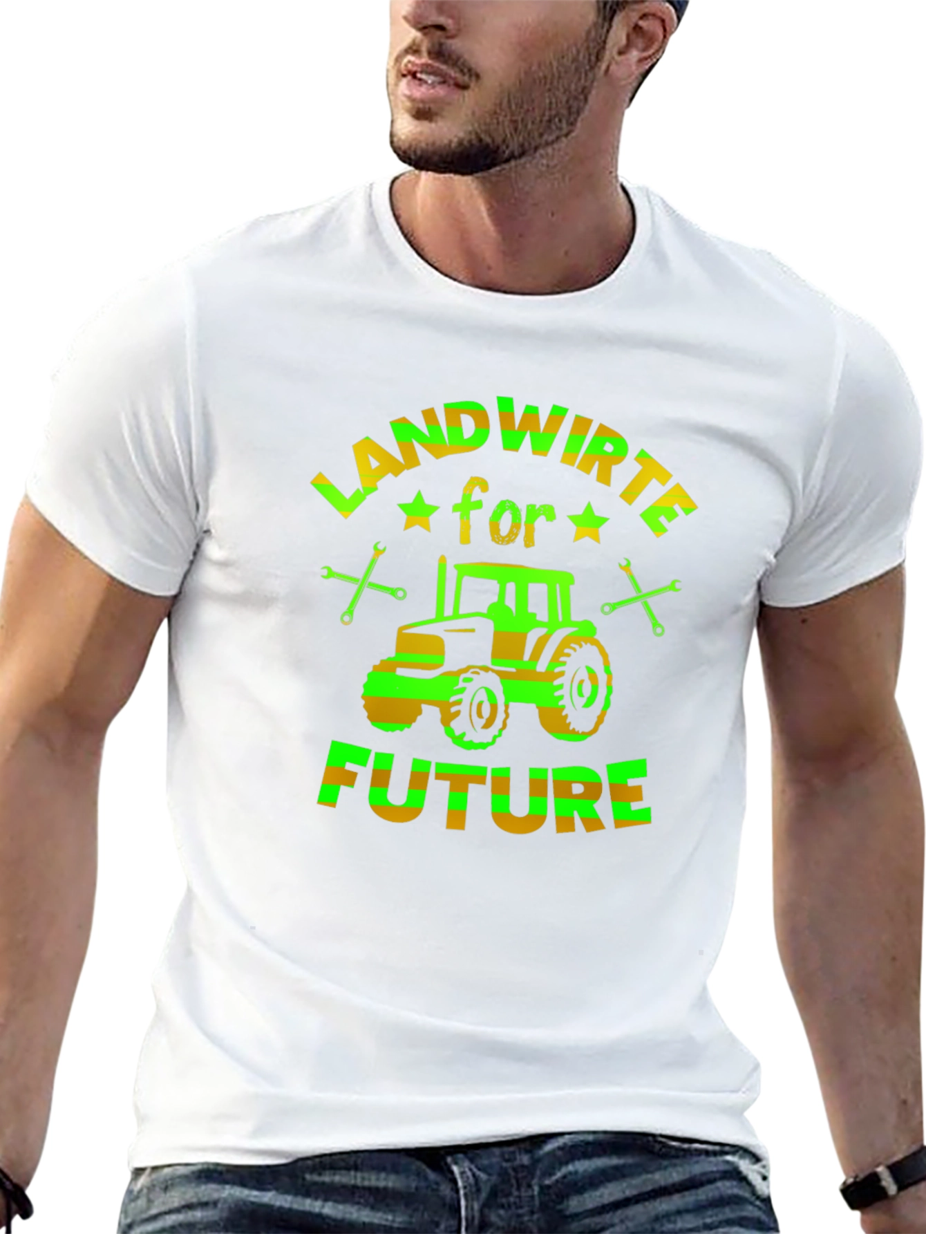 Landwirte for Future Tractor Graphic T-Shirt
