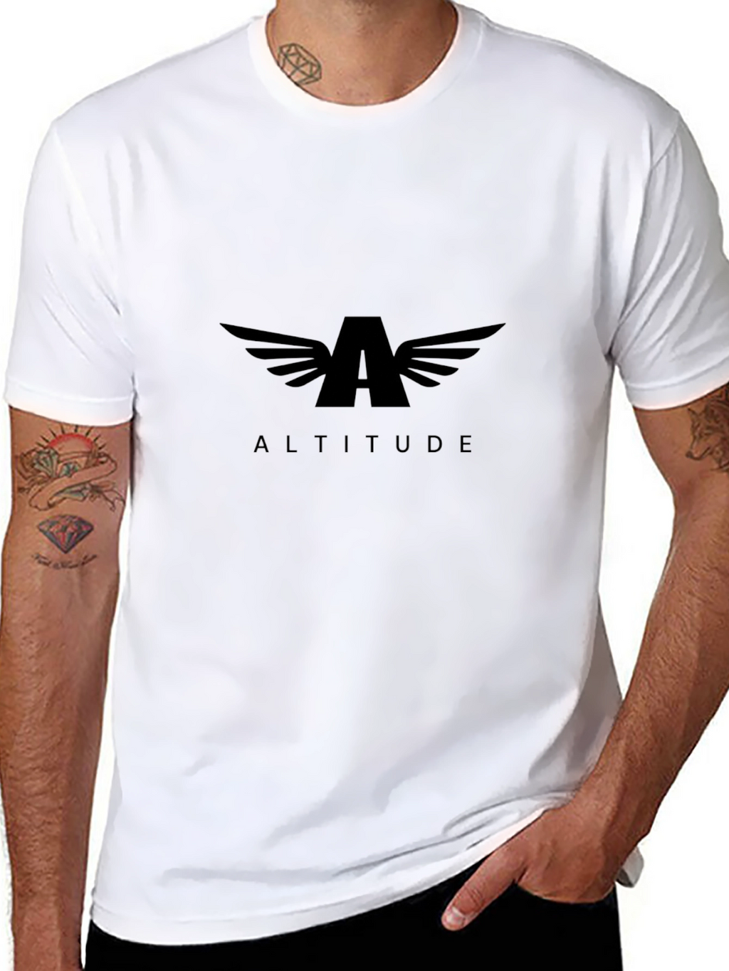 Altitude Graphic T-Shirt - Mens Black Tee
