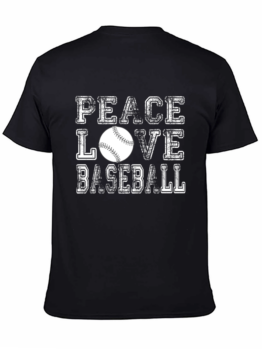 Peace Love Baseball Graphic Tee