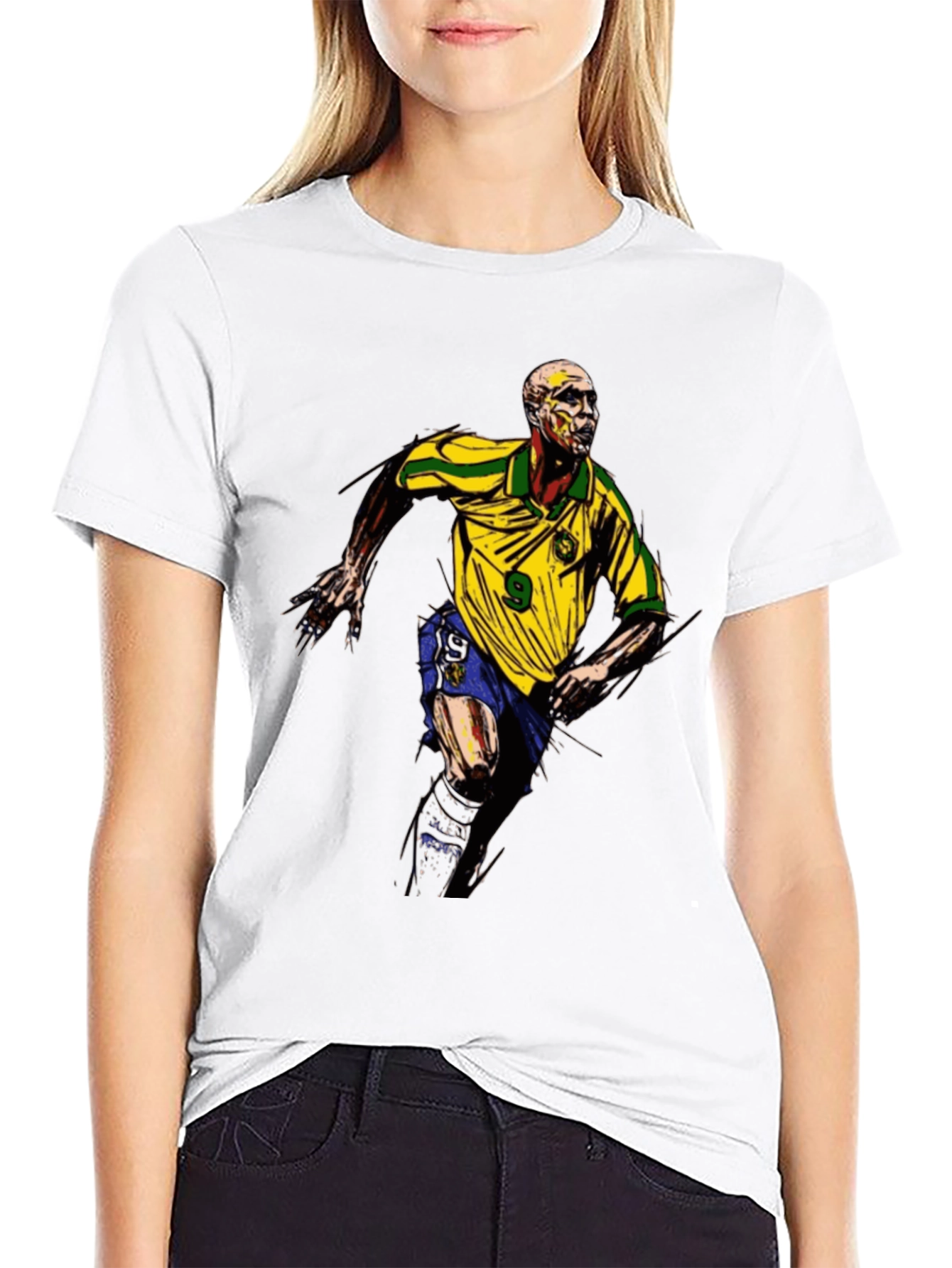 Brazilian Football Legend Graphic T-Shirt