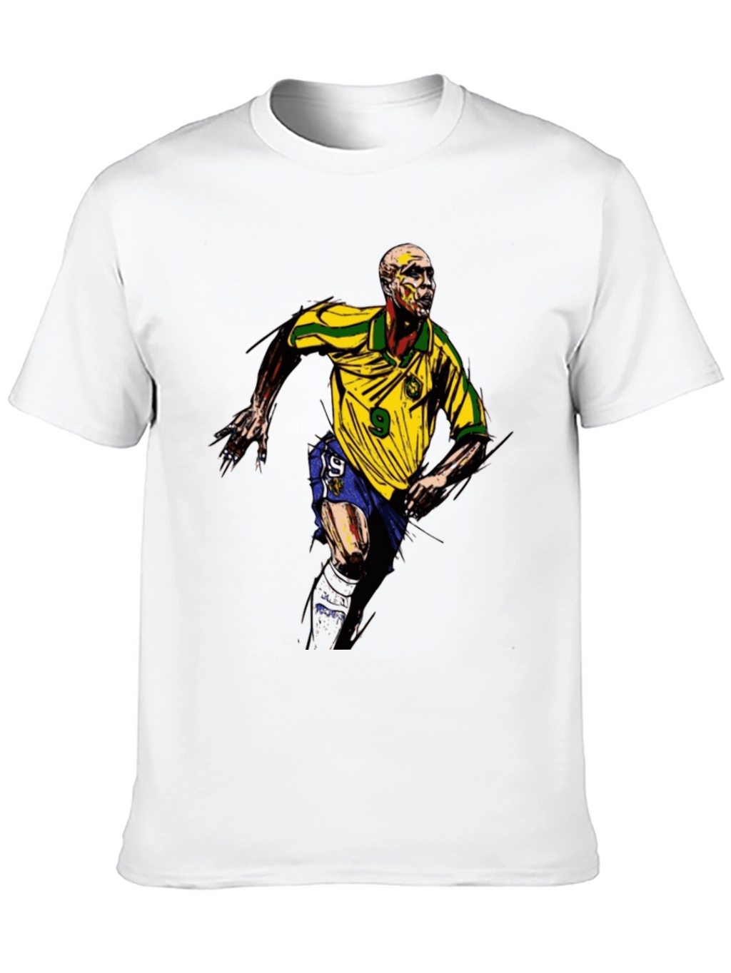 Brazilian Football Legend Graphic T-Shirt