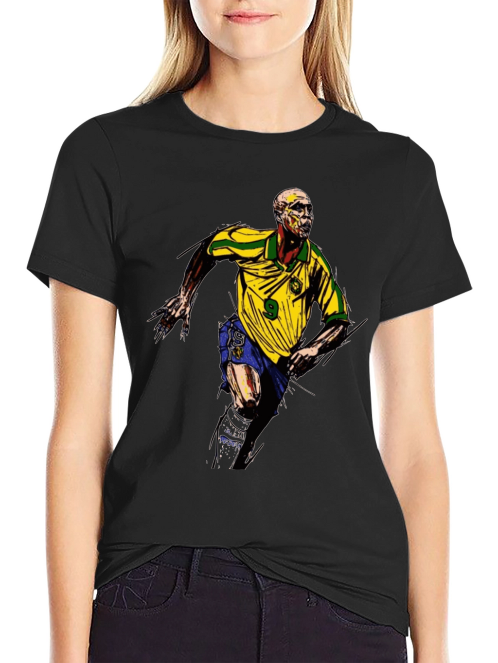Brazilian Football Legend Graphic T-Shirt