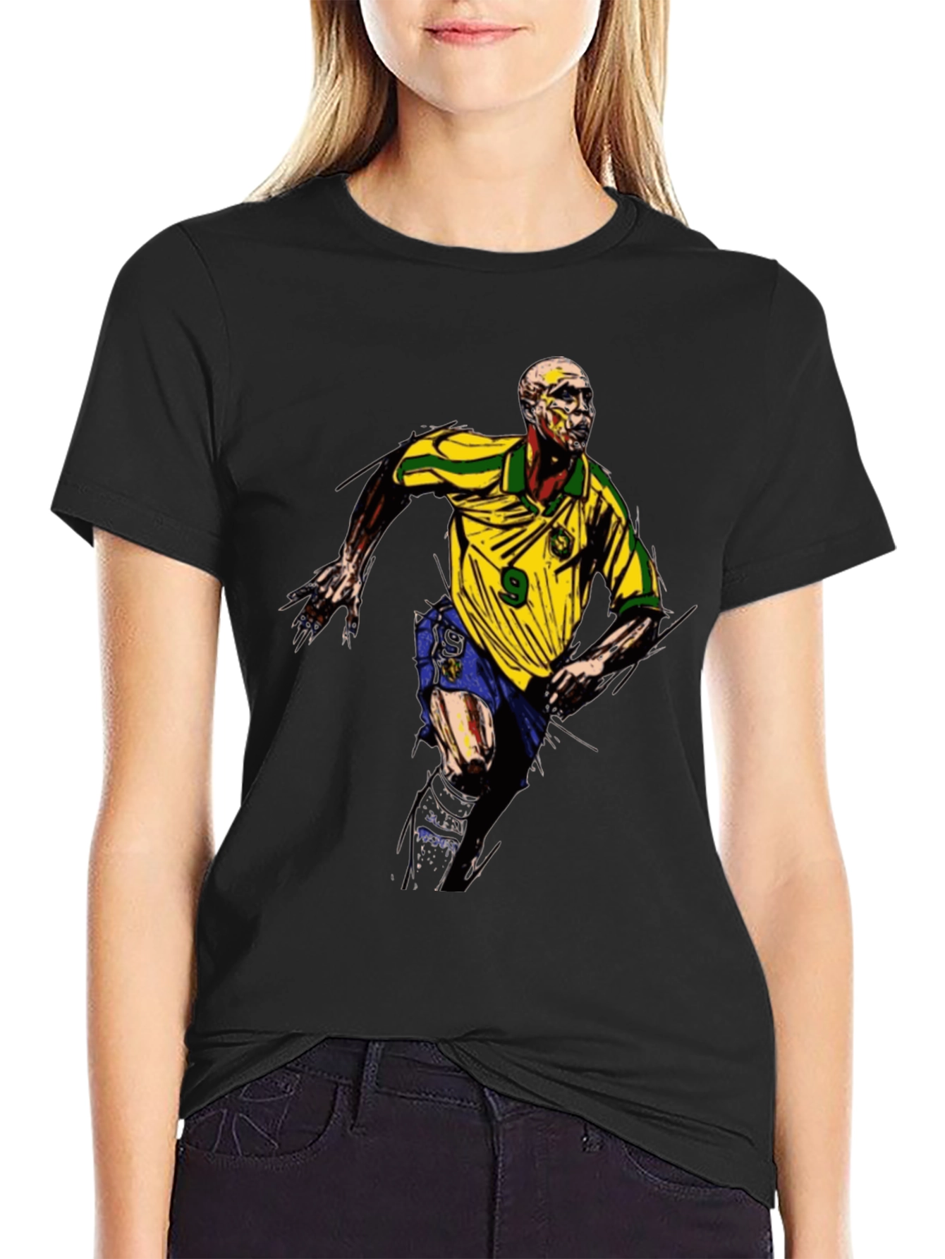 Brazilian Football Legend Graphic T-Shirt