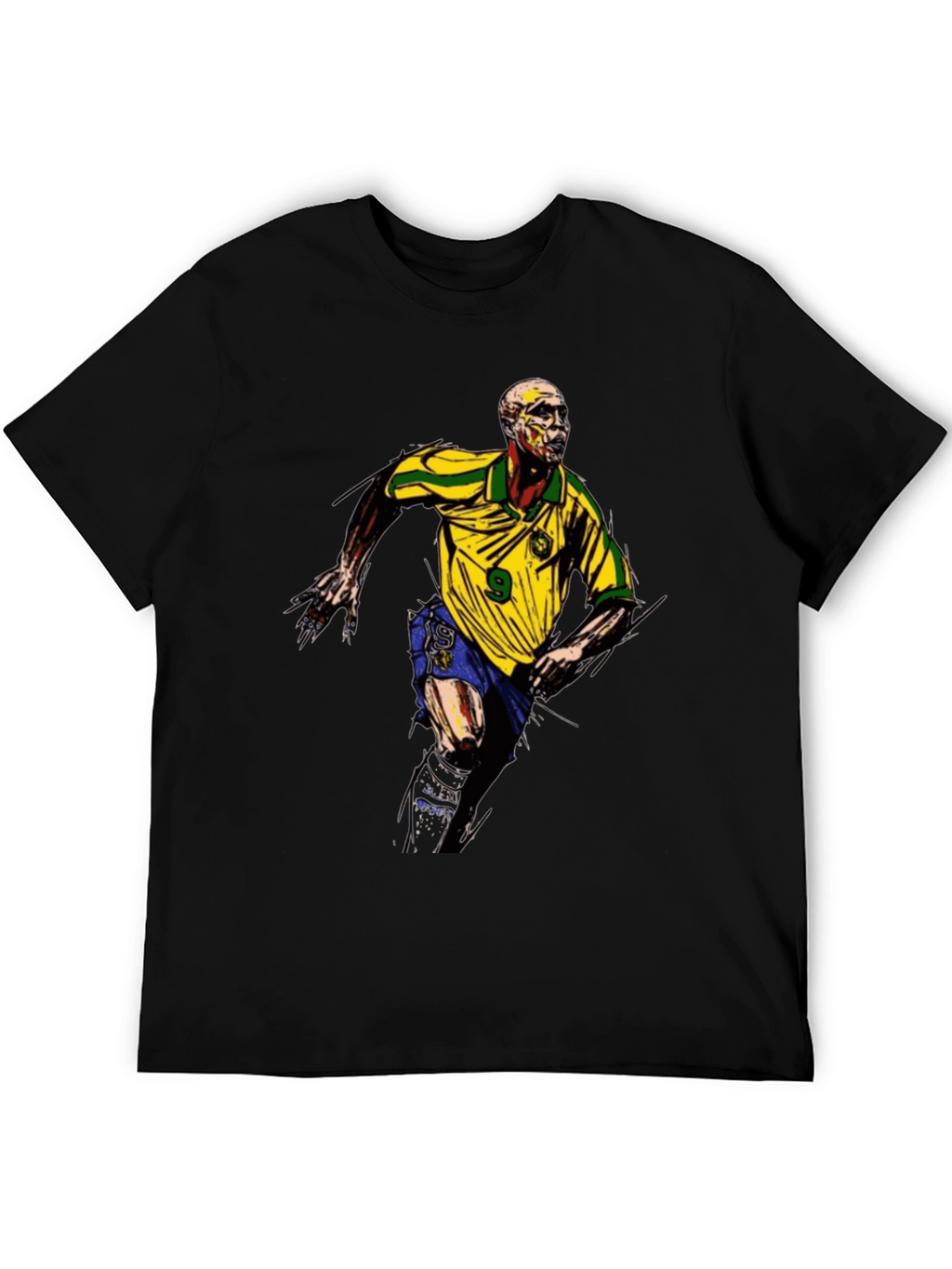 Brazilian Football Legend Graphic T-Shirt