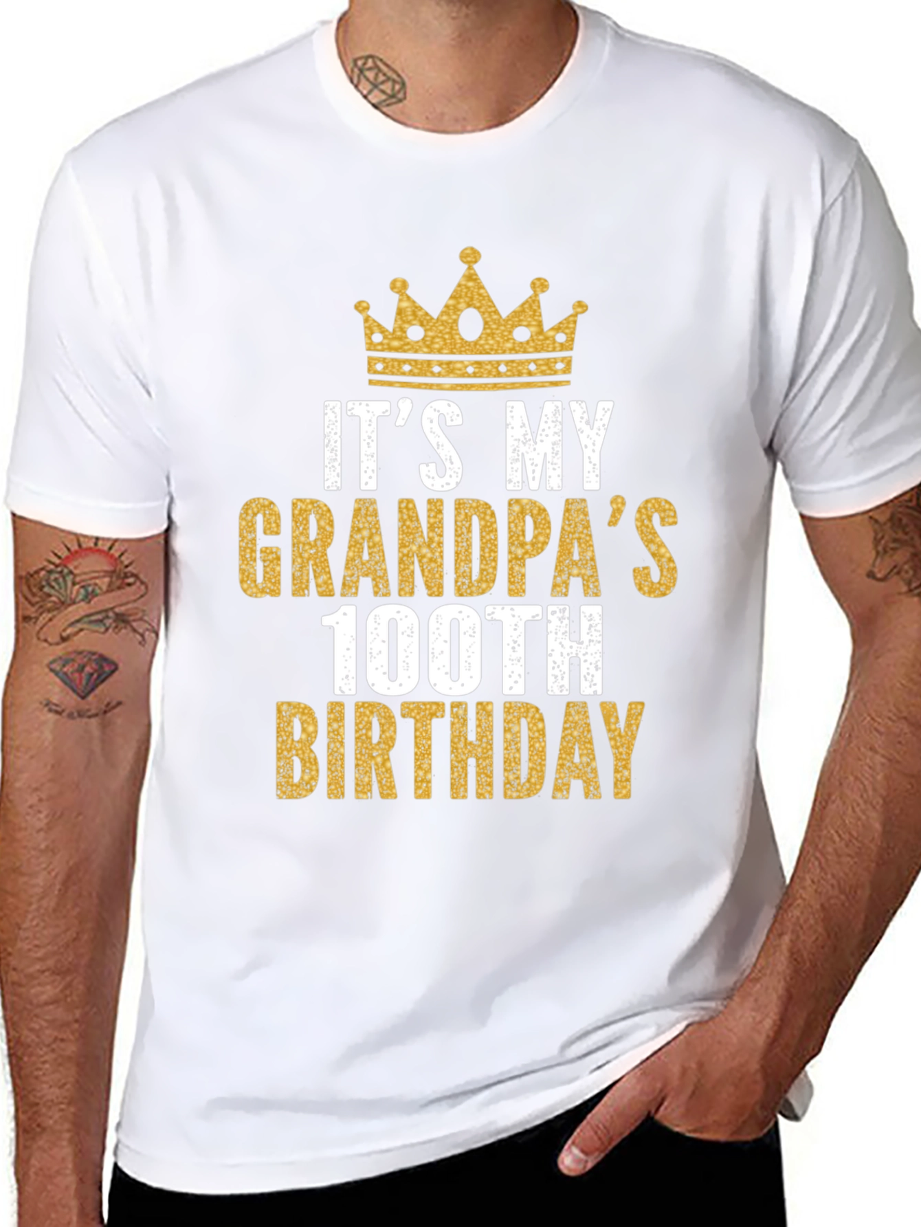 Its My Grandpas 100th Birthday T-Shirt
