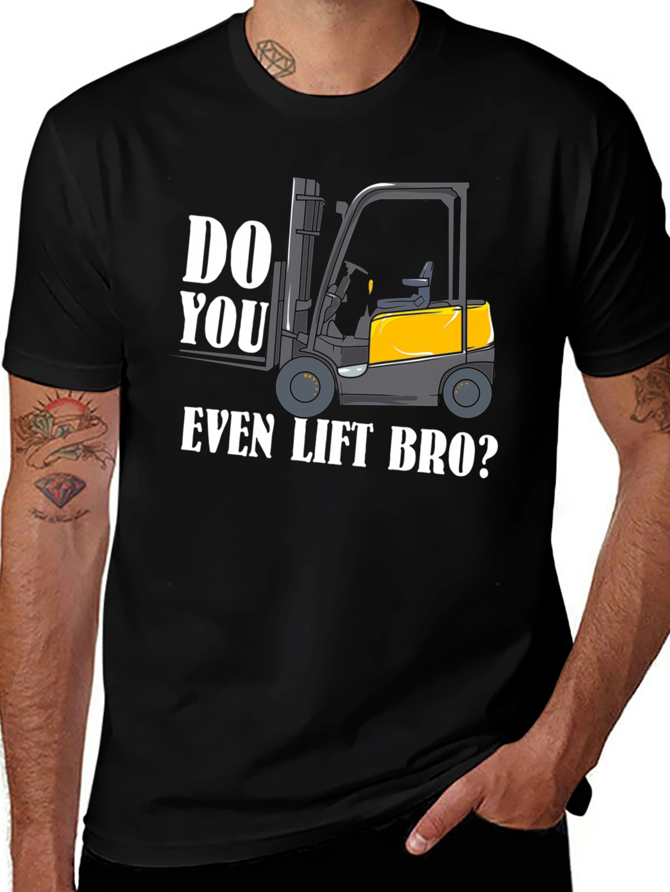Do You Even Lift Bro Forklift Graphic Tee
