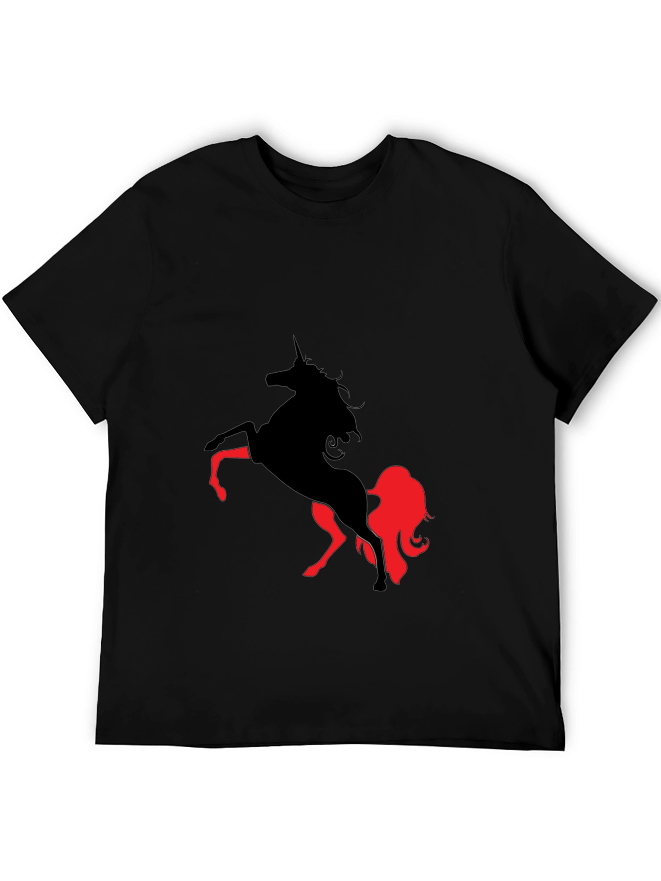 Unicorn Graphic Tee - Black