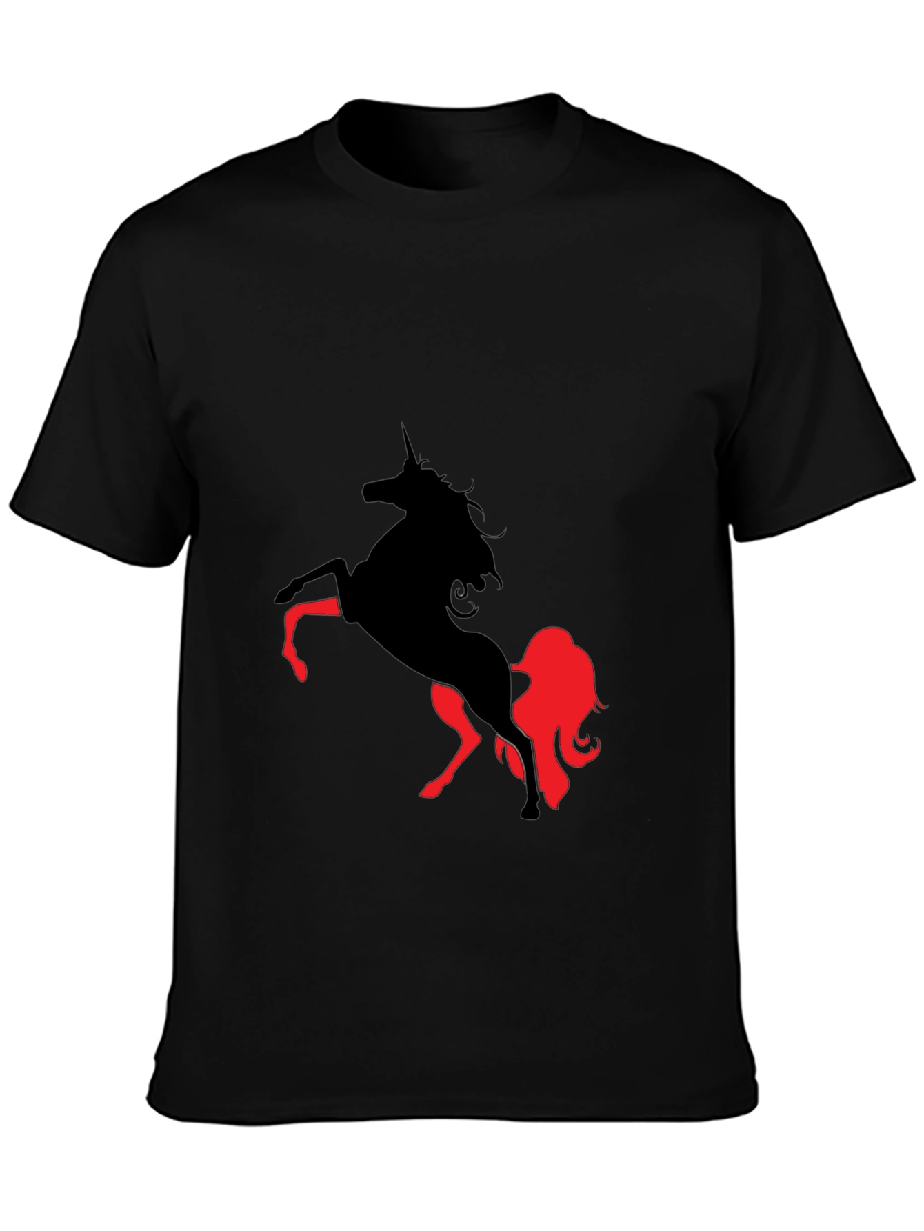 Unicorn Graphic Tee - Black