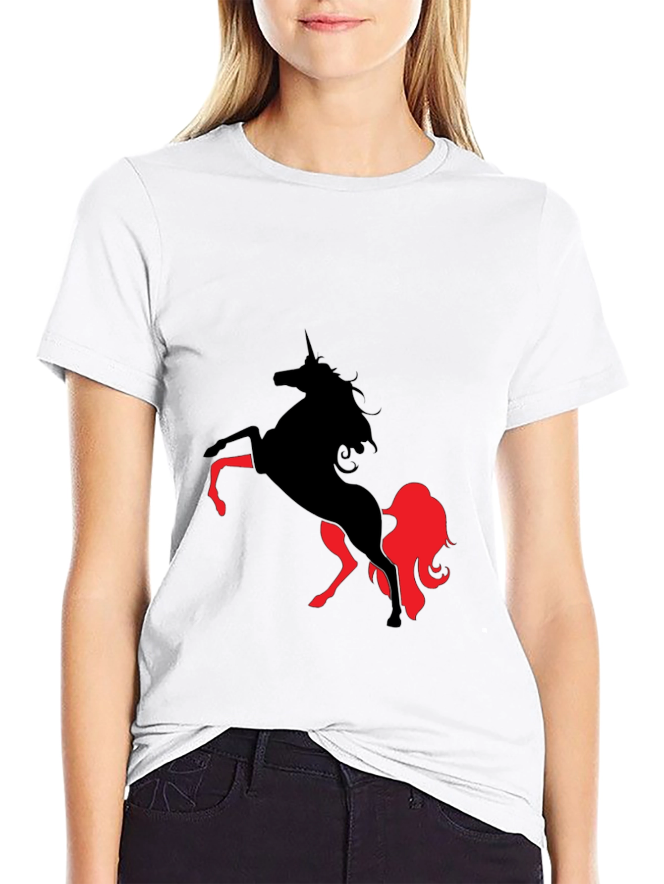 Unicorn Graphic Tee - Black