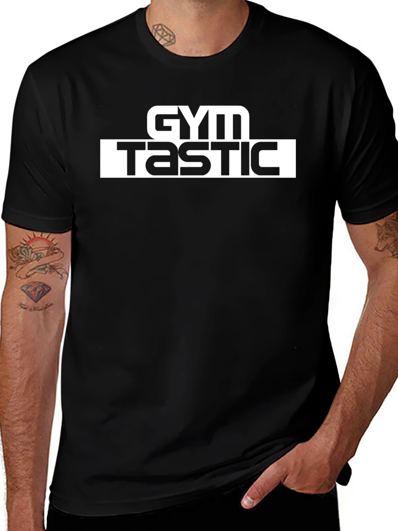 Gymtastic Graphic Tee - Black
