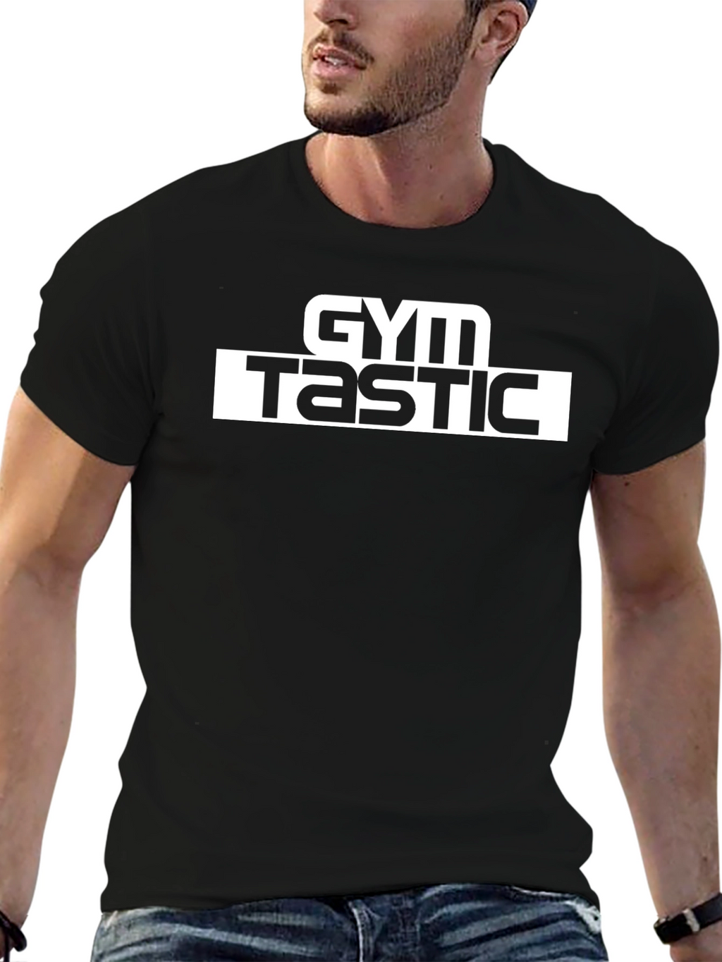 Gymtastic Graphic Tee - Black