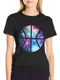 Galaxy Basketball Graphic T-Shirt