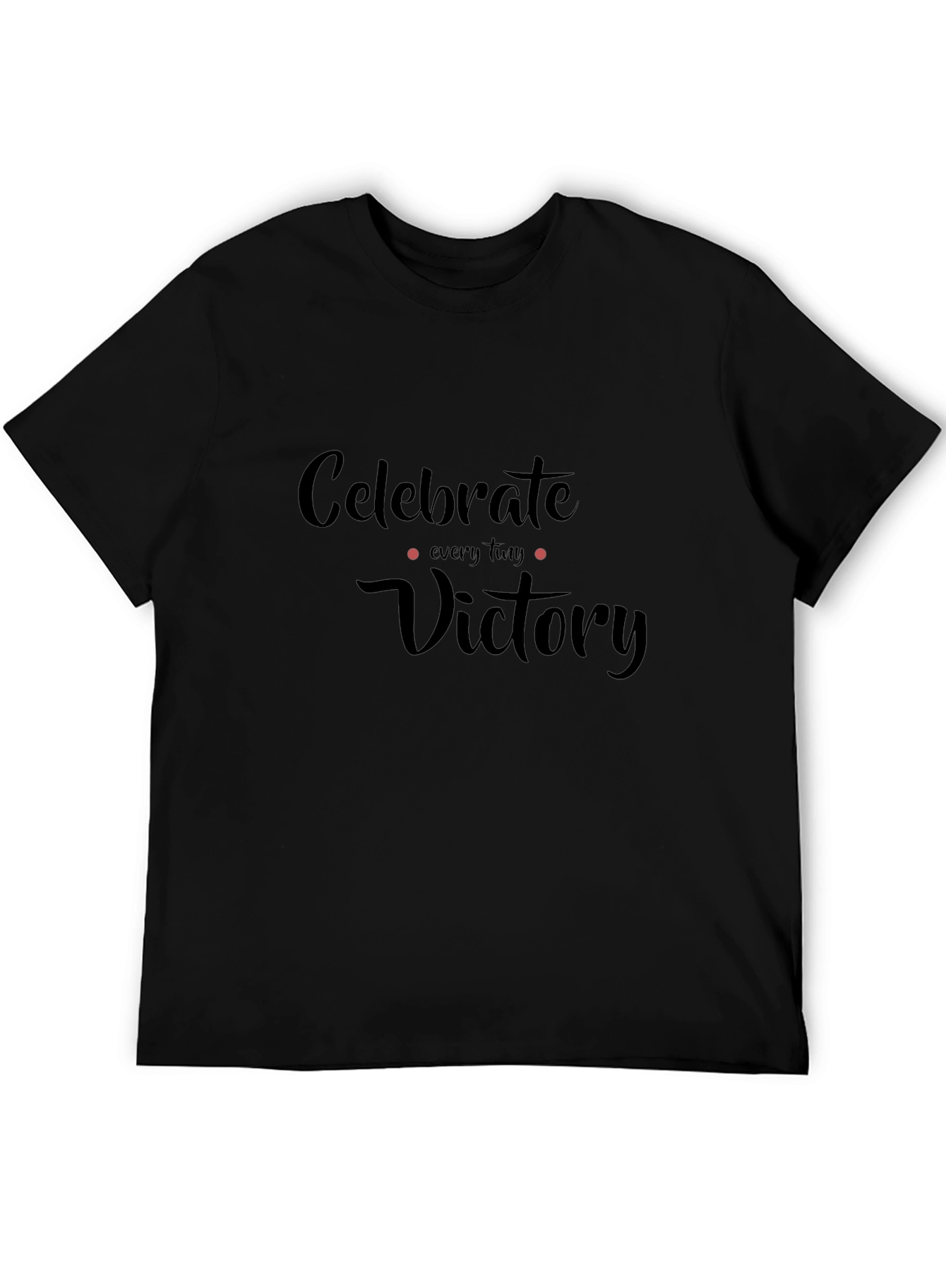 Celebrate Every Victory Graphic Tee - Black