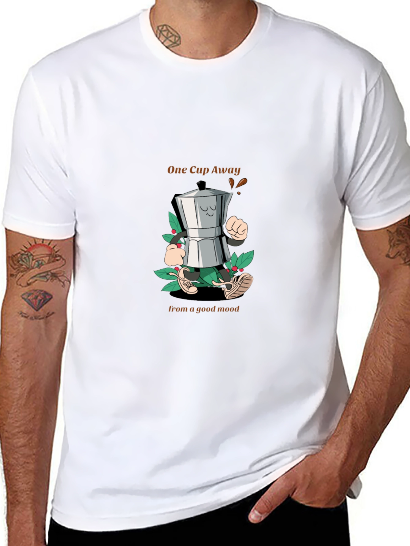 Coffee Lovers One Cup Away T-Shirt