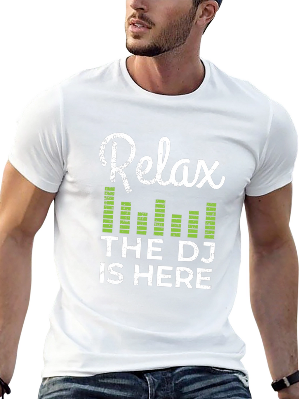 Relax the DJ Is Here Graphic Tee