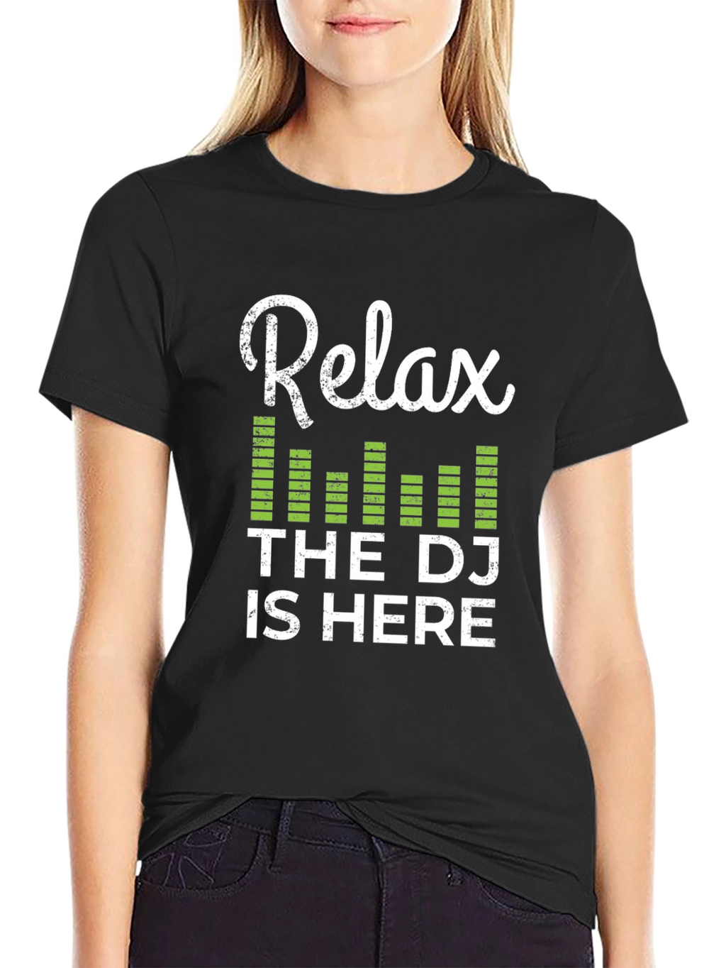 Relax the DJ Is Here Graphic Tee