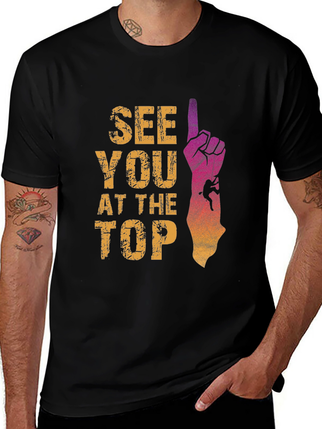 See You At The Top Climbing T-Shirt