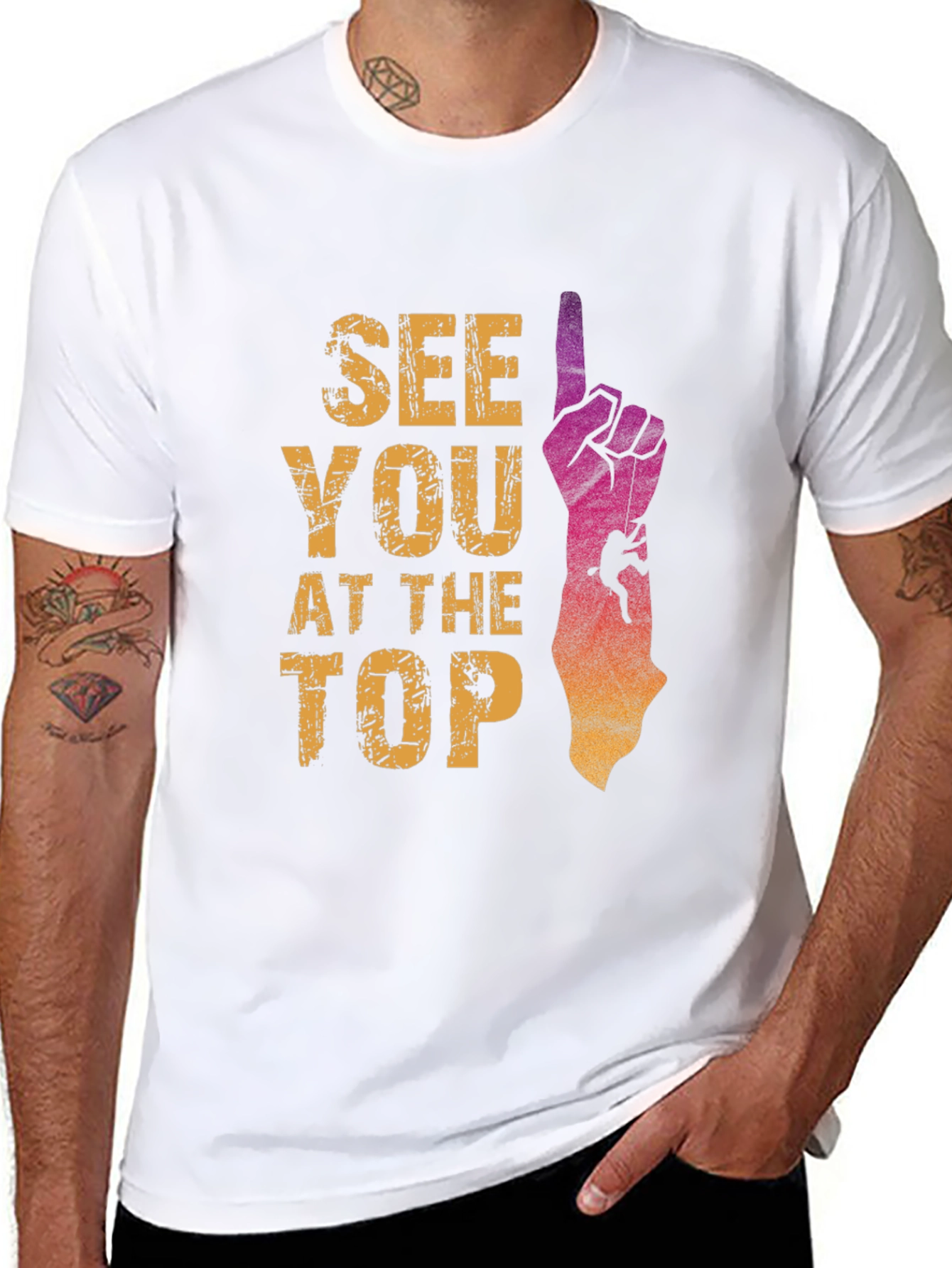 See You At The Top Climbing T-Shirt