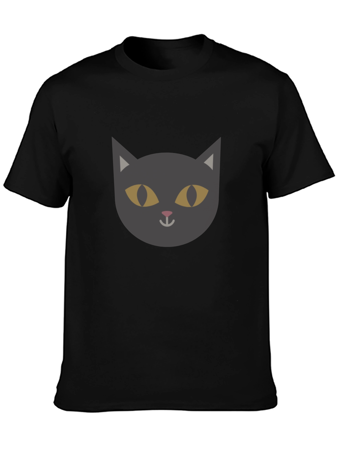 Black Cat Graphic Tee - Mens Short Sleeve T-Shirt