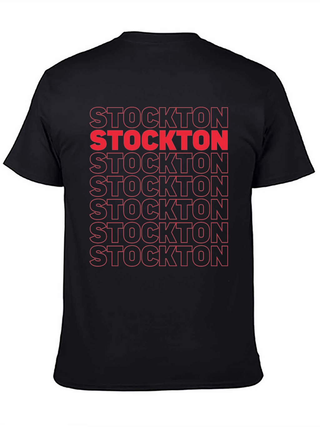 Stockton Graphic Tee - Bold Text Design