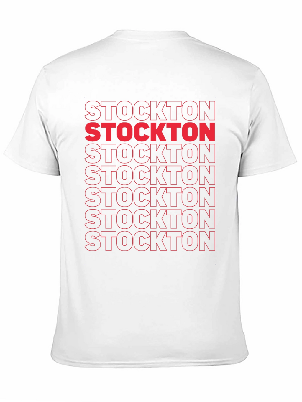 Stockton Graphic Tee - Bold Text Design