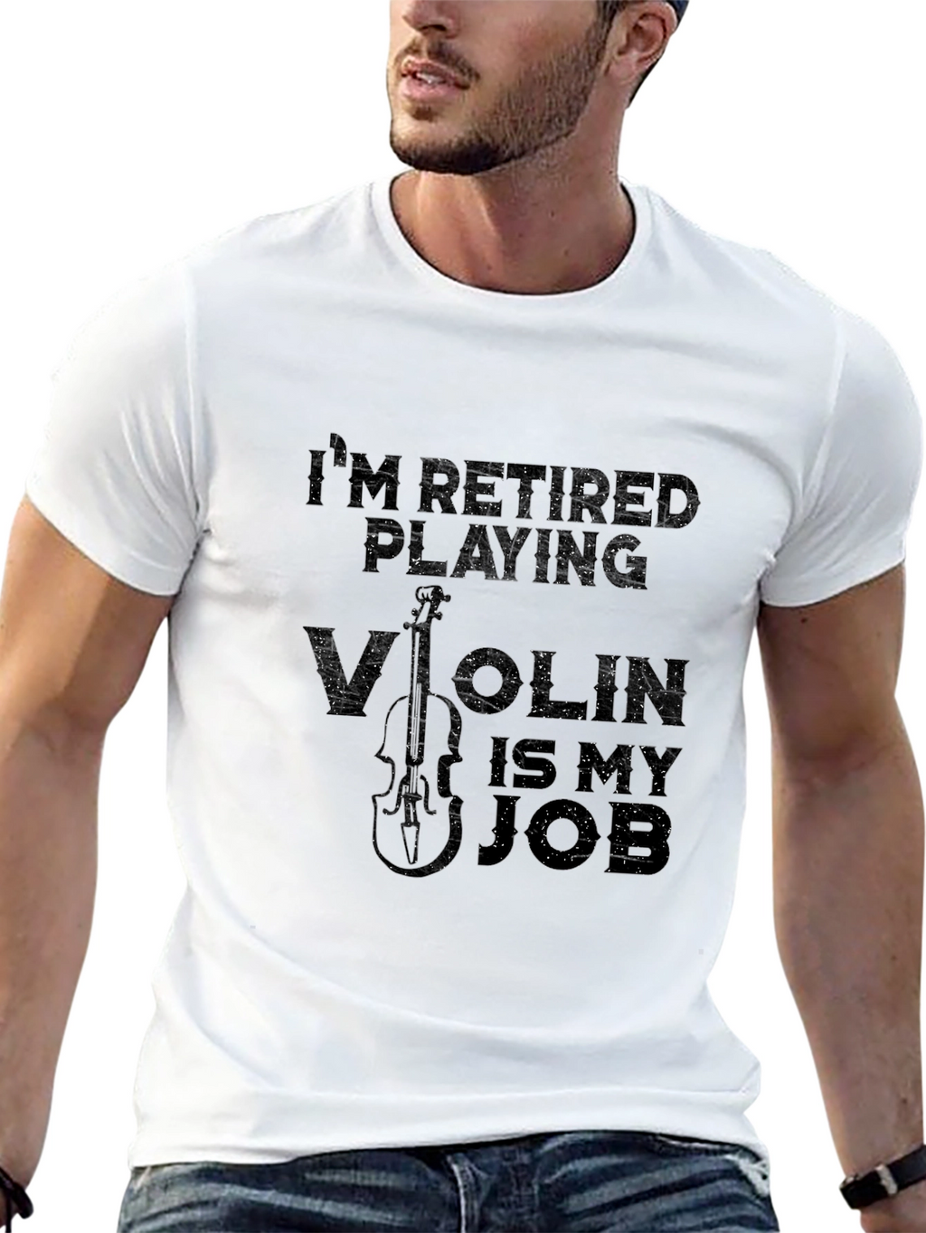 Retired Playing Violin is My Job T-Shirt