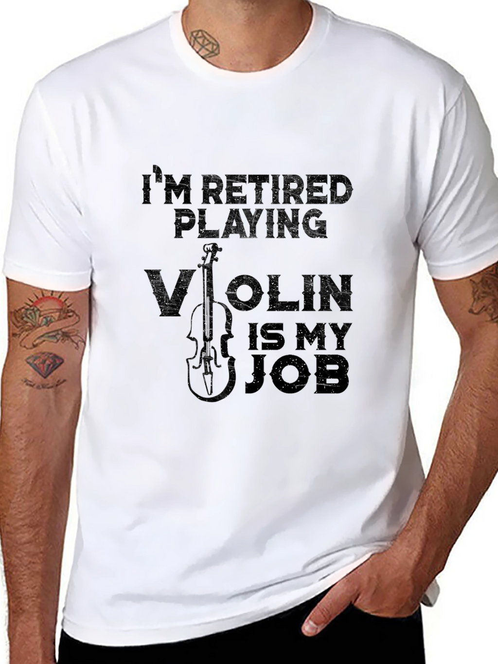Retired Playing Violin is My Job T-Shirt