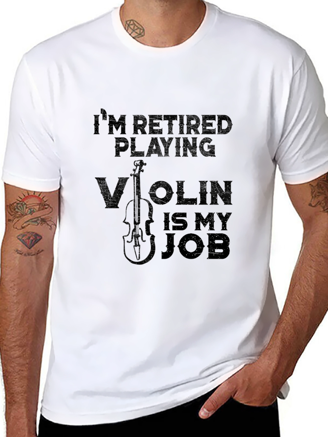 Retired Playing Violin is My Job T-Shirt