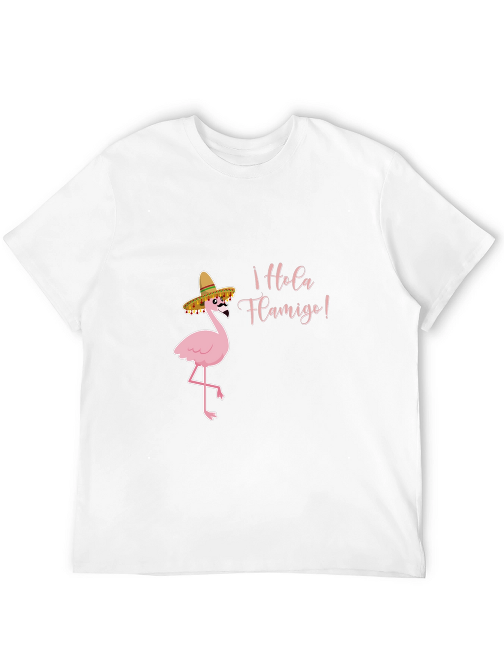 Hola Flamigo Black T-Shirt