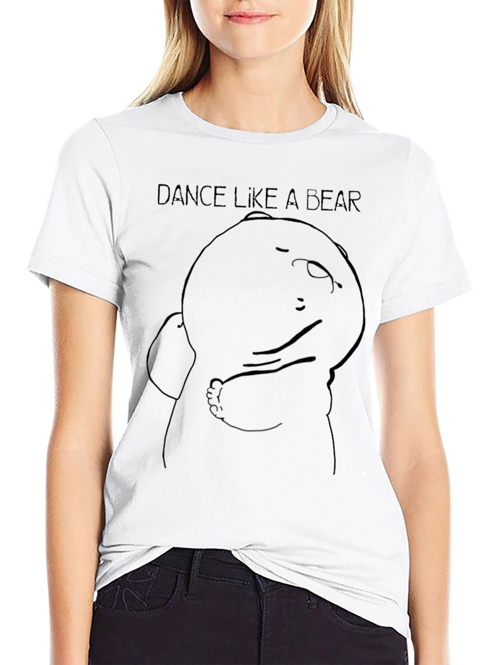 Dance Like a Bear Black T-Shirt