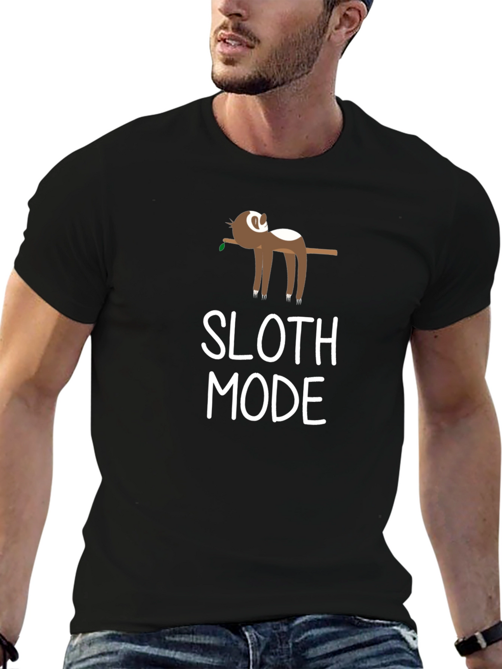 Sloth Mode Graphic Tee - Relaxed Fit