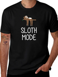 Sloth Mode Graphic Tee - Relaxed Fit
