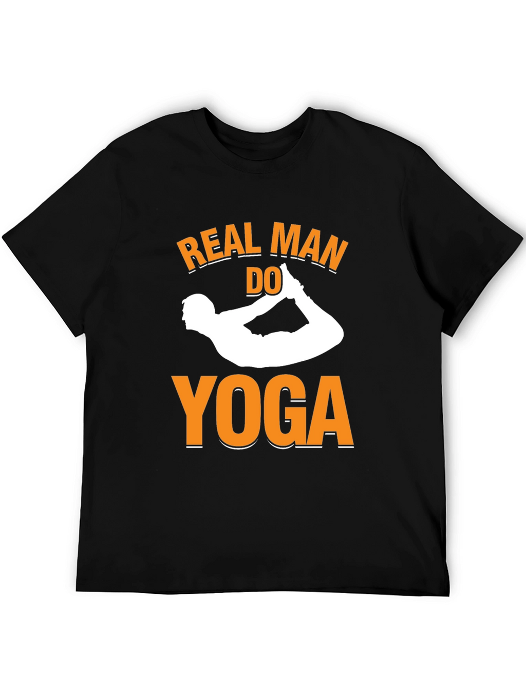 Real Men Do Yoga T-Shirt - Black Graphic Tee