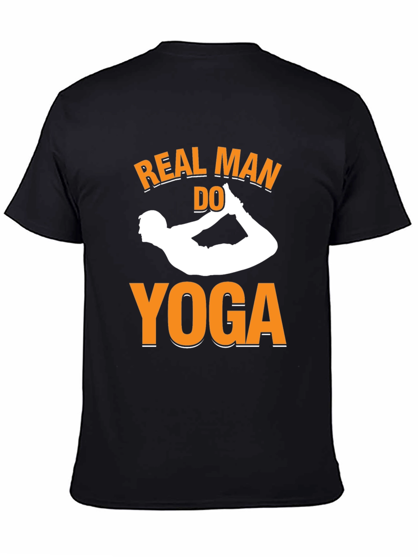 Real Men Do Yoga T-Shirt - Black Graphic Tee