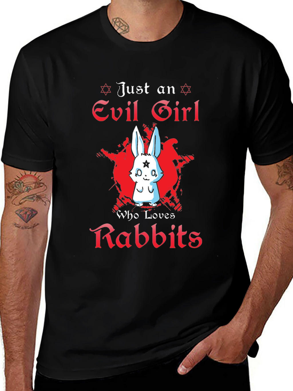 Evil Girl Rabbit T-Shirt
