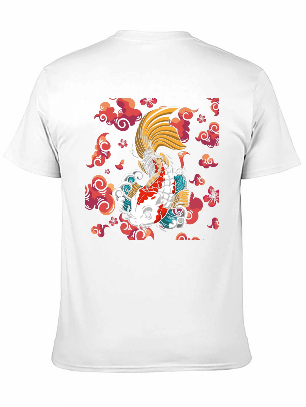 Koi Fish Graphic Tee - Japanese Style