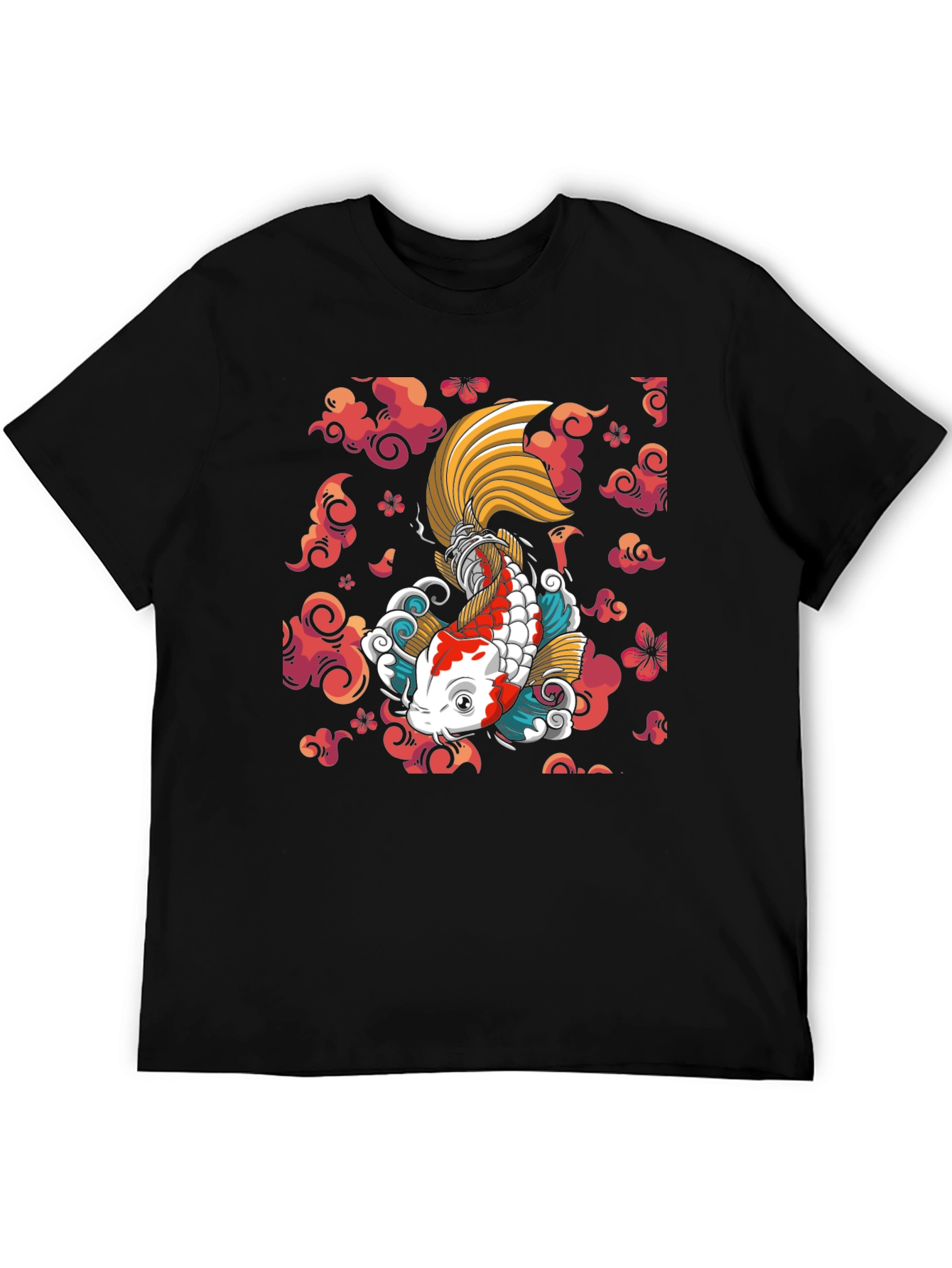 Koi Fish Graphic Tee - Japanese Style