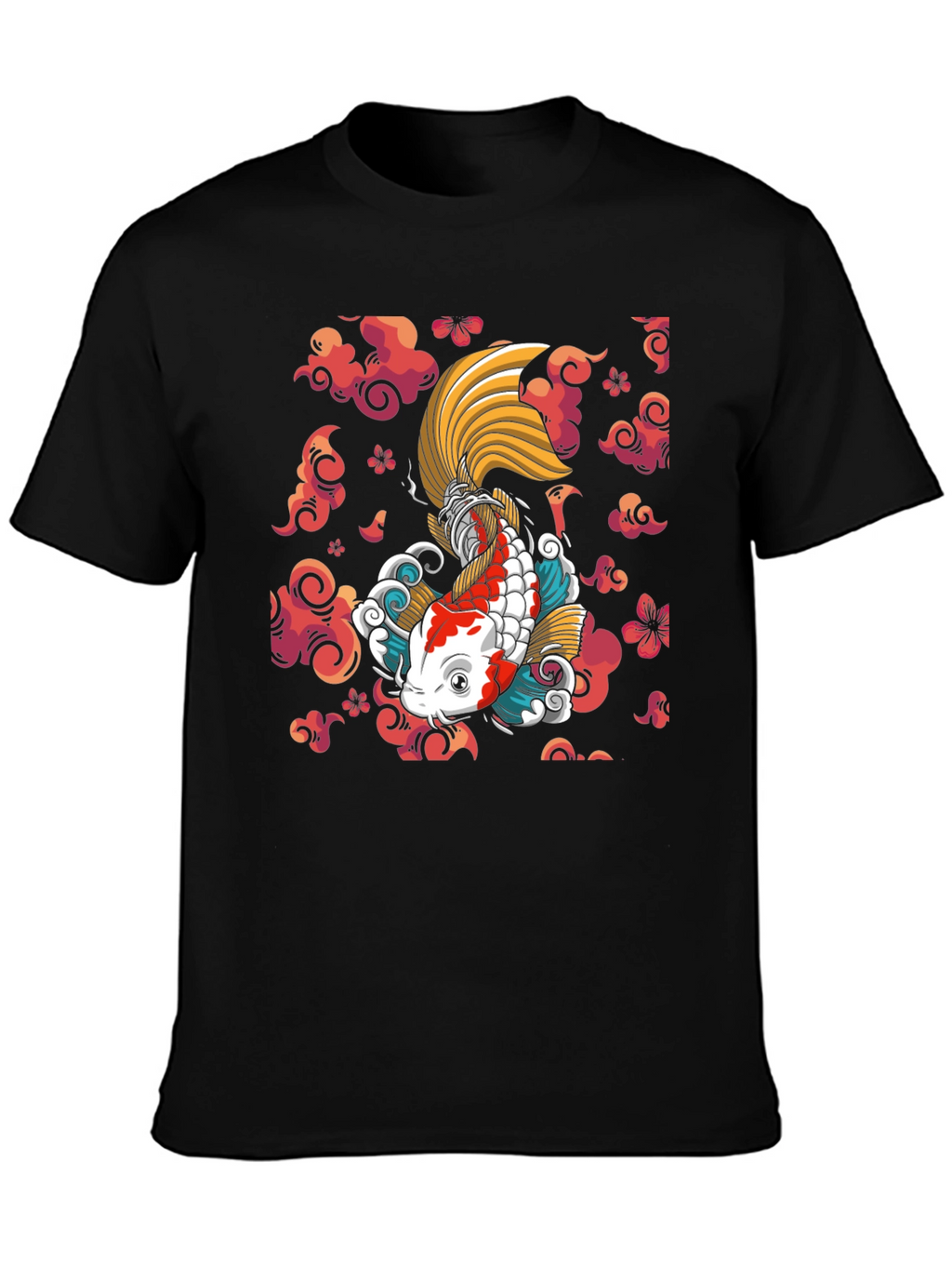 Koi Fish Graphic Tee - Japanese Style