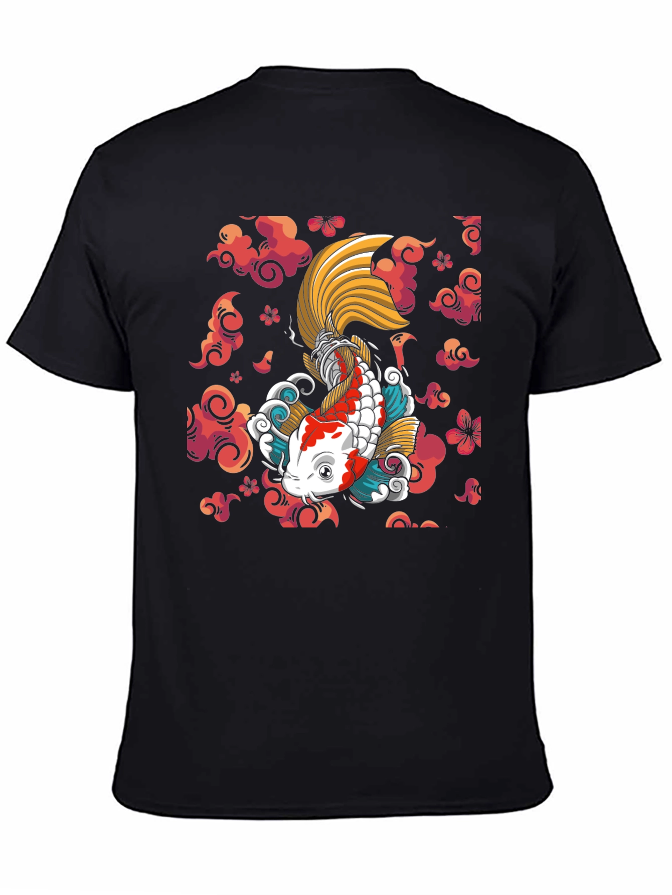 Koi Fish Graphic Tee - Japanese Style