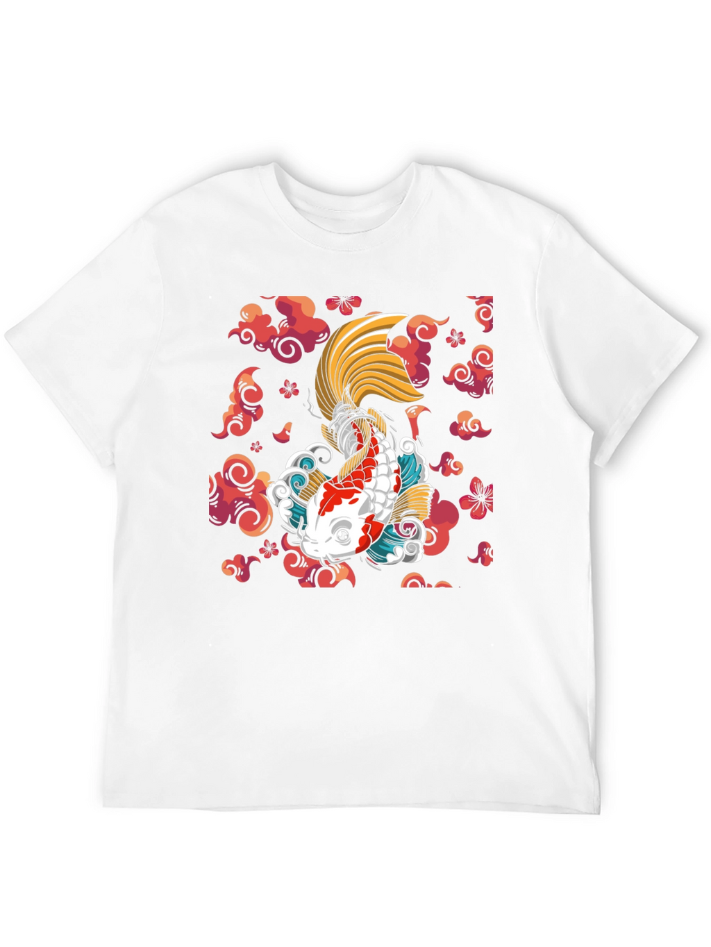 Koi Fish Graphic Tee - Japanese Style