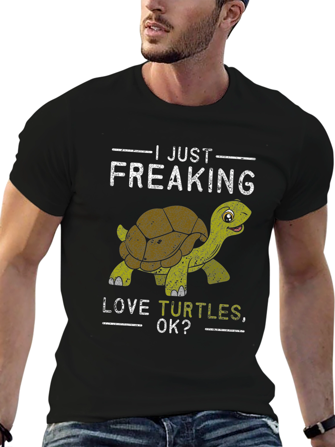 I Just Freaking Love Turtles OK? T-Shirt